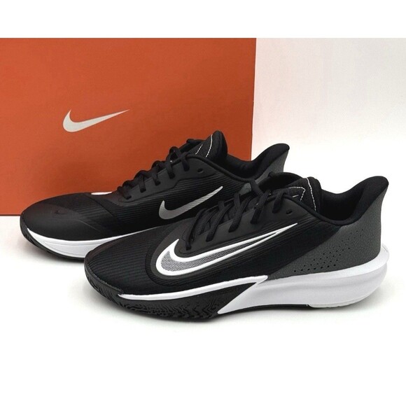 Nike Other - Nike Precision 7 Basketball Shoes Men's 8.5/ Women's 10 Black White Grey